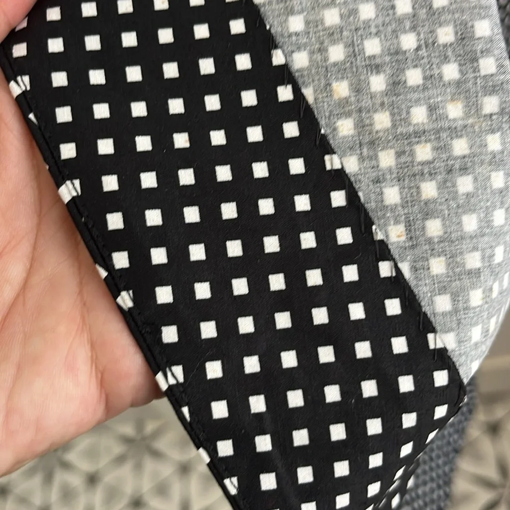 kate spade Black and White Polka Dot Sleeveless Fit-and-Flare Dress